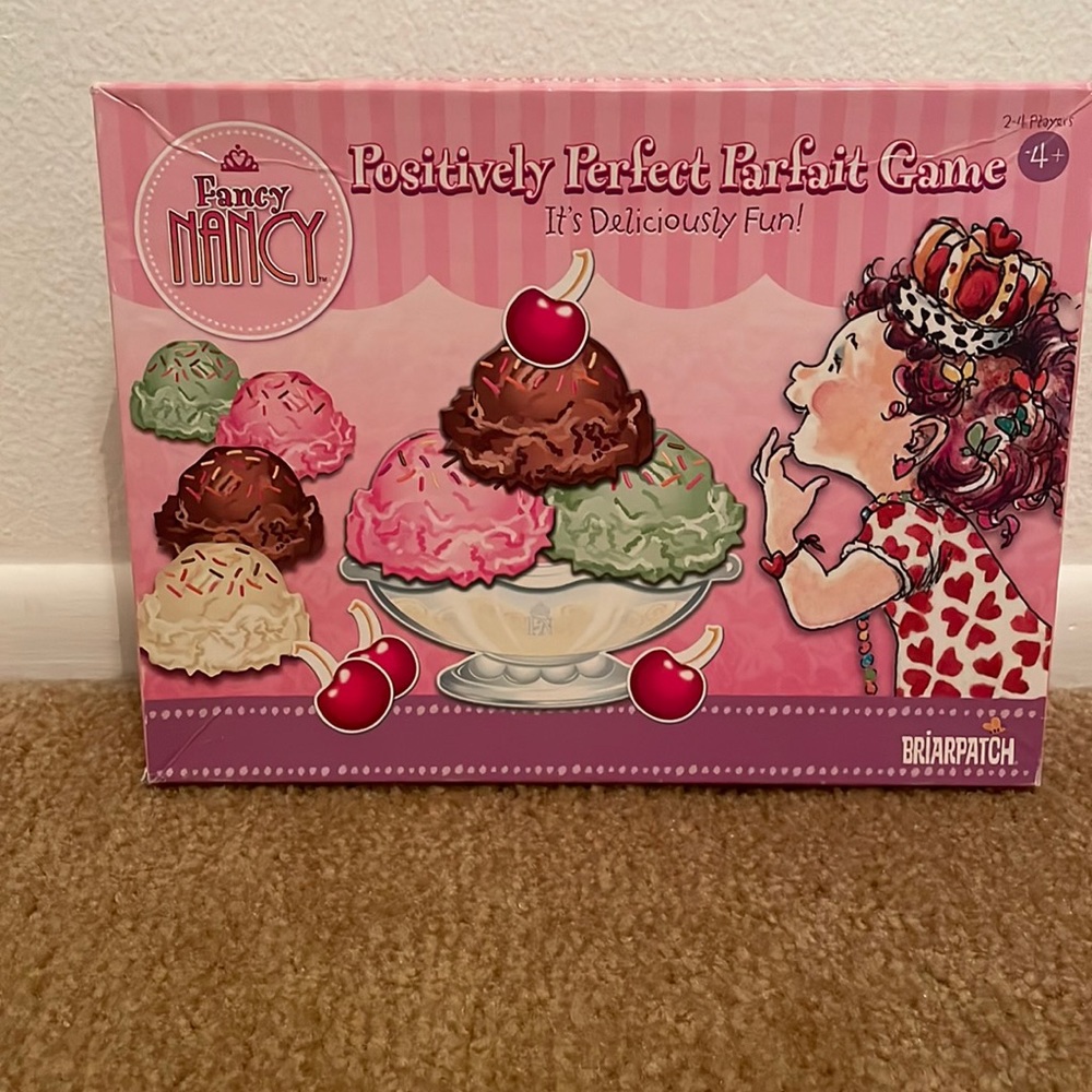 Girls fancy Nancy positively perfect parfait game